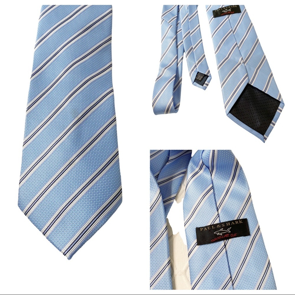 Paul & Shark Blue Silk Tie Designer